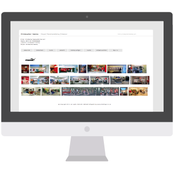 A photo of Christopher Heeney's webpage, Puma.